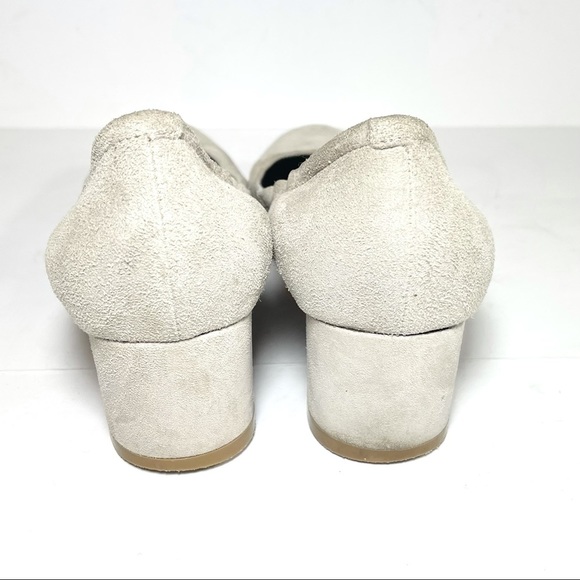 Jeffrey Campbell Bitsie Women’s Pumps Block Heel Light Gray Suede Size 9.5 - Picture 8 of 12